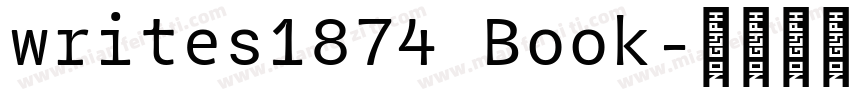 writes1874 Book字体转换